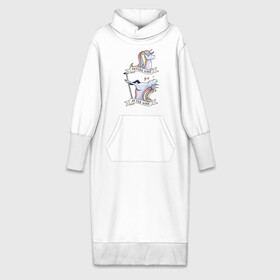 Платье удлиненное хлопок с принтом Единорог в Тюмени,  |  | unicorn | винишко | вино | винчик | единорог