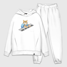 Мужской костюм хлопок OVERSIZE с принтом IT CROWD 8 bit cat в Тюмени,  |  | 8 bit cat | 8 бит кот | cat | game | game over | it crowd | old gamer | компьютерщики | котики | котэ | майка роя