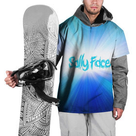 Накидка на куртку 3D с принтом Sally Face. в Тюмени, 100% полиэстер |  | Тематика изображения на принте: 