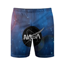 Мужские шорты спортивные с принтом NASA SPACE в Тюмени,  |  | galaxy | nasa | nebula | space | star | абстракция | вселенная | галактика | звезда | звезды | космический | наса | планеты
