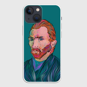 Чехол для iPhone 13 mini с принтом Ван Гог в Тюмени,  |  | Тематика изображения на принте: art | artist | background | beard | creativity | face | impressionism | look | man | picture | portrait | purple | red | van gogh | борода | ван | взгляд | гог | импрессионизм | искусство | картина | лицо | мужчина | портрет | рыжий | творчество | фиолето