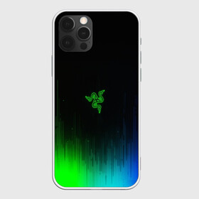 Чехол для iPhone 12 Pro Max с принтом RAZER NEON в Тюмени, Силикон |  | game | razer | texture | зеленый | игровое лого | игромания | игры | рэйзер | текстуры