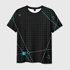 Мужская футболка 3D с принтом ПРОГРАММИСТ в Тюмени, 100% полиэфир | прямой крой, круглый вырез горловины, длина до линии бедер | anonymus | cod | hack | hacker | it | program | texture | айти | аноним | анонимус | взлом | код | кодинг | программа | программист | текстура | хак | хакер