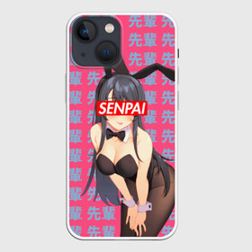Чехол для iPhone 13 mini с принтом Anime (Senpai 6) в Тюмени,  |  | ahegao | anime | manga | sempai | senpai | аниме | ахегао | манга | семпай | сенпай