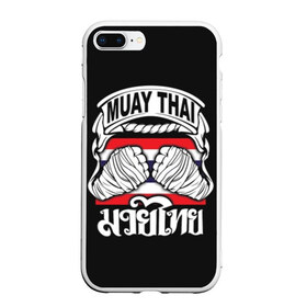 Чехол для iPhone 7Plus/8 Plus матовый с принтом Muay Thai в Тюмени, Силикон | Область печати: задняя сторона чехла, без боковых панелей | fight | muay thai | thai boxing | ufc | бокс | ката | кикбоксин | лаос | лоу кик | муай | мьянма | поединок | таиланд | тай | тайский | таолу