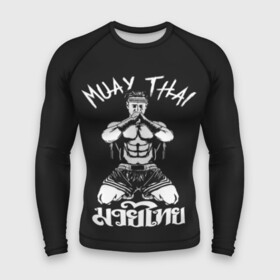 Мужской рашгард 3D с принтом Muay Thai в Тюмени,  |  | fight | muay thai | thai boxing | ufc | бокс | ката | кикбоксин | лаос | лоу кик | муай | мьянма | поединок | таиланд | тай | тайский | таолу