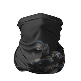 Бандана-труба 3D с принтом SINGULARITY #1 в Тюмени, 100% полиэстер, ткань с особыми свойствами — Activecool | плотность 150‒180 г/м2; хорошо тянется, но сохраняет форму | Тематика изображения на принте: квадрат | мода | сатуя | чёрно белое