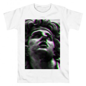 Мужская футболка хлопок с принтом SINGULARITY #8 в Тюмени, 100% хлопок | прямой крой, круглый вырез горловины, длина до линии бедер, слегка спущенное плечо. | 