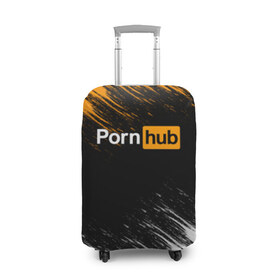 Чехол для чемодана 3D с принтом Порно (1) в Тюмени, 86% полиэфир, 14% спандекс | двустороннее нанесение принта, прорези для ручек и колес | Тематика изображения на принте: brazzers | браззерс | порхаб