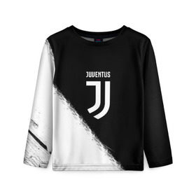 Детский лонгслив 3D с принтом JUVENTUS в Тюмени, 100% полиэстер | длинные рукава, круглый вырез горловины, полуприлегающий силуэт
 | italia | juve | juventus | sport | италия | спорт | спортивная форма | футбол | футбольный | чемпионат | ювентус