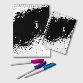 Блокнот с принтом JUVENTUS SPORT в Тюмени, 100% бумага | 48 листов, плотность листов — 60 г/м2, плотность картонной обложки — 250 г/м2. Листы скреплены удобной пружинной спиралью. Цвет линий — светло-серый
 | italia | juve | juventus | sport | италия | спорт | спортивная форма | футбол | футбольный | чемпионат | ювентус