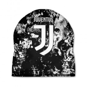Шапка 3D с принтом JUVENTUS в Тюмени, 100% полиэстер | универсальный размер, печать по всей поверхности изделия | italia | juve | juventus | sport | италия | спорт | спортивная форма | футбол | футбольный | чемпионат | ювентус