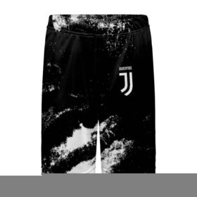 Детские спортивные шорты 3D с принтом Juventus Sport в Тюмени,  100% полиэстер
 | пояс оформлен широкой мягкой резинкой, ткань тянется
 | 