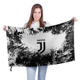 Флаг 3D с принтом Juventus в Тюмени, 100% полиэстер | плотность ткани — 95 г/м2, размер — 67 х 109 см. Принт наносится с одной стороны | italia | juve | juventus | sport | италия | спорт | спортивная форма | футбол | футбольный | чемпионат | ювентус