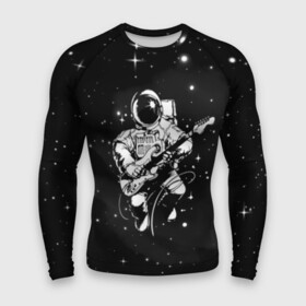 Мужской рашгард 3D с принтом Cosmorock в Тюмени,  |  | cosmonaut | cosmos | guitar | music | rock | space | spacesuit | star | гитара | звезда | космонавт | космос | музыка | скафандр