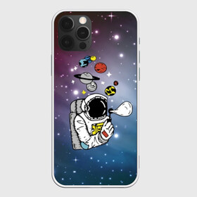 Чехол для iPhone 12 Pro Max с принтом Space в Тюмени, Силикон |  | bubble | cosmonaut | cosmos | planets | saturn | space | spacesuit | stars | звезды | космонавт | космос | мыльный пузырь | планеты | сатурн | скафандр