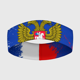 Повязка на голову 3D с принтом RUSSIA SPORT в Тюмени,  |  | fc | football | football club | patriot | russia | sport | патриотизм | россия | спорт | спортивные | униформа | фирменные цвета | фк | футбол | футбольный клуб | я русский