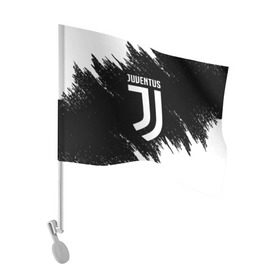 Флаг для автомобиля с принтом JUVENTUS SPORT в Тюмени, 100% полиэстер | Размер: 30*21 см | cr7 | fc | football | football club | juve | juventus | ronaldo | sport | роналдо | спорт | спортивные | униформа | фирменные цвета | фк | футбол | футбольный клуб | ювентус