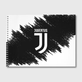 Альбом для рисования с принтом JUVENTUS SPORT в Тюмени, 100% бумага
 | матовая бумага, плотность 200 мг. | cr7 | fc | football | football club | juve | juventus | ronaldo | sport | роналдо | спорт | спортивные | униформа | фирменные цвета | фк | футбол | футбольный клуб | ювентус