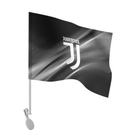 Флаг для автомобиля с принтом JUVENTUS SPORT в Тюмени, 100% полиэстер | Размер: 30*21 см | cr7 | fc | football | football club | juve | juventus | ronaldo | sport | роналдо | спорт | спортивные | униформа | фирменные цвета | фк | футбол | футбольный клуб | ювентус