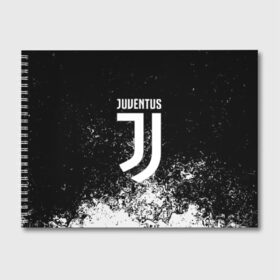 Альбом для рисования с принтом JUVENTUS SPORT в Тюмени, 100% бумага
 | матовая бумага, плотность 200 мг. | cr7 | fc | football | football club | juve | juventus | ronaldo | sport | роналдо | спорт | спортивные | униформа | фирменные цвета | фк | футбол | футбольный клуб | ювентус