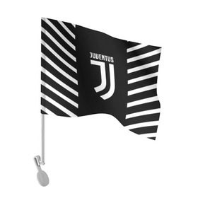 Флаг для автомобиля с принтом JUVENTUS SPORT в Тюмени, 100% полиэстер | Размер: 30*21 см | cr7 | fc | football | football club | juve | juventus | ronaldo | sport | роналдо | спорт | спортивные | униформа | фирменные цвета | фк | футбол | футбольный клуб | ювентус