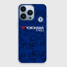 Чехол для iPhone 13 Pro с принтом Chelsea home 19 20 в Тюмени,  |  | champions league | chelsea | england | hazard | kante | азар | англия | канте | лига чемпионов | челси