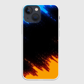Чехол для iPhone 13 mini с принтом БИТВА ОГНЕЙ в Тюмени,  |  | bright | colors | fire | heat | light | paints | wildfire | брызги | искры | краски | огненный | огонь | пламя | пожар