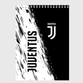 Скетчбук с принтом JUVENTUS SPORT в Тюмени, 100% бумага
 | 48 листов, плотность листов — 100 г/м2, плотность картонной обложки — 250 г/м2. Листы скреплены сверху удобной пружинной спиралью | cr7 | fc | football | football club | juve | juventus | ronaldo | sport | роналдо | спорт | спортивные | униформа | фирменные цвета | фк | футбол | футбольный клуб | ювентус