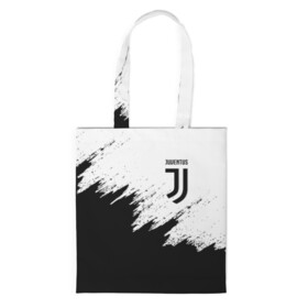 Шоппер 3D с принтом JUVENTUS SPORT в Тюмени, 100% полиэстер | Плотность: 200 г/м2; Размер: 34×35 см; Высота лямок: 30 см | black and white | cr7 | fc | football | football club | juve | juventus | ronaldo | sport | роналдо | спорт | спортивные | униформа | фирменные цвета | фк | футбол | футбольный клуб | черно белый | ювентус