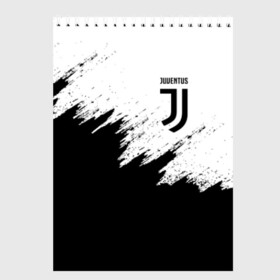 Скетчбук с принтом JUVENTUS SPORT в Тюмени, 100% бумага
 | 48 листов, плотность листов — 100 г/м2, плотность картонной обложки — 250 г/м2. Листы скреплены сверху удобной пружинной спиралью | black and white | cr7 | fc | football | football club | juve | juventus | ronaldo | sport | роналдо | спорт | спортивные | униформа | фирменные цвета | фк | футбол | футбольный клуб | черно белый | ювентус