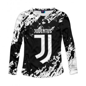 Женский лонгслив 3D с принтом JUVENTUS в Тюмени, 100% полиэстер | длинные рукава, круглый вырез горловины, полуприлегающий силуэт | cr7 | fc | football | football club | juve | juventus | ronaldo | sport | роналдо | спорт | спортивные | униформа | фирменные цвета | фк | футбол | футбольный клуб | ювентус