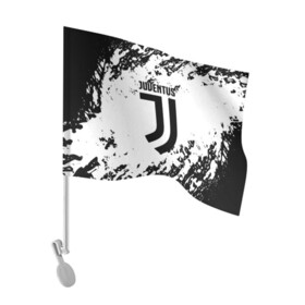 Флаг для автомобиля с принтом JUVENTUS в Тюмени, 100% полиэстер | Размер: 30*21 см | cr7 | fc | football | football club | juve | juventus | ronaldo | sport | роналдо | спорт | спортивные | униформа | фирменные цвета | фк | футбол | футбольный клуб | ювентус