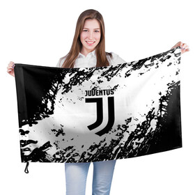 Флаг 3D с принтом JUVENTUS в Тюмени, 100% полиэстер | плотность ткани — 95 г/м2, размер — 67 х 109 см. Принт наносится с одной стороны | cr7 | fc | football | football club | juve | juventus | ronaldo | sport | роналдо | спорт | спортивные | униформа | фирменные цвета | фк | футбол | футбольный клуб | ювентус