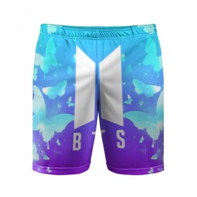 Мужские шорты 3D спортивные с принтом BTS BUTTERFLIES в Тюмени,  |  | bangtan boys | bt21 | bts | bts army | bts stickers | butterflies | j hope | jimin | jin | jungkook | k pop | rap monster | rapmon | suga | v | бабочки | бтс | корея | стикеры bts
