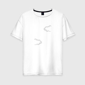 Женская футболка хлопок Oversize с принтом VG PG в Тюмени, 100% хлопок | свободный крой, круглый ворот, спущенный рукав, длина до линии бедер
 | cloud | coil | smoke | vape | wape | бак | вейп | вейпер | дрипка | дым | койл | культура | мод | облако | пар | хипстер