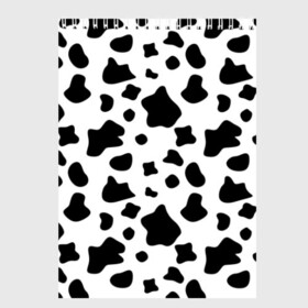Скетчбук с принтом Корова в Тюмени, 100% бумага
 | 48 листов, плотность листов — 100 г/м2, плотность картонной обложки — 250 г/м2. Листы скреплены сверху удобной пружинной спиралью | animal | black white | cow | pattern | животное | кавай | корова | паттерн | пятна | черно белое