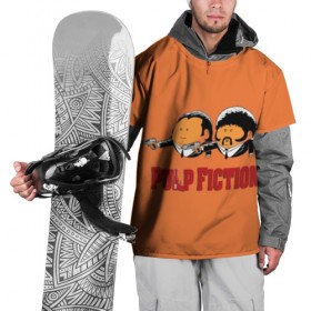 Накидка на куртку 3D с принтом Pulp Fiction - Art 2 в Тюмени, 100% полиэстер |  | art | film | movie | pulp fiction | tarantino | кино | криминальное чтиво | приколы | тарантино | фильмы