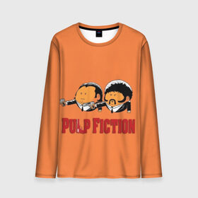 Мужской лонгслив 3D с принтом Pulp Fiction - Art 2 в Тюмени, 100% полиэстер | длинные рукава, круглый вырез горловины, полуприлегающий силуэт | art | film | movie | pulp fiction | tarantino | кино | криминальное чтиво | приколы | тарантино | фильмы