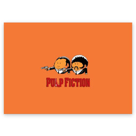Поздравительная открытка с принтом Pulp Fiction - Art 2 в Тюмени, 100% бумага | плотность бумаги 280 г/м2, матовая, на обратной стороне линовка и место для марки
 | Тематика изображения на принте: art | film | movie | pulp fiction | tarantino | кино | криминальное чтиво | приколы | тарантино | фильмы