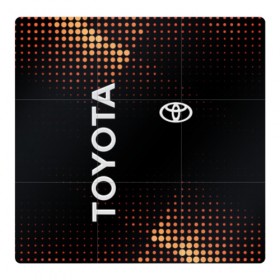 Магнитный плакат 3Х3 с принтом Toyota в Тюмени, Полимерный материал с магнитным слоем | 9 деталей размером 9*9 см | Тематика изображения на принте: toyota | абстракция | авто | автомобиль | лого | логотип | машина | таета | тоета | тойота