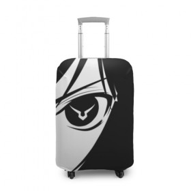 Чехол для чемодана 3D с принтом Code Geass (Глаз Лелуша). в Тюмени, 86% полиэфир, 14% спандекс | двустороннее нанесение принта, прорези для ручек и колес | аниме | глаз лелуша | знак гиаса | код гиас | силуэт | эмблема