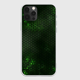 Чехол для iPhone 12 Pro Max с принтом ЗЕЛЕНАЯ БРОНЯ в Тюмени, Силикон |  | abstraction | cyber | cyberpunk | future | geometry | hexagon | neon | techno | texture | абстракция | броня | геометрия | кибер | краски | неон | неоновый | сетка | соты | стальная броня | текстура | шестигранники