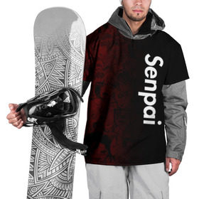 Накидка на куртку 3D с принтом Senpai (Ahegao) в Тюмени, 100% полиэстер |  | 2 versia | ahegao | anime | manga | paint | red | sempai | senpai | sup | supreme | trend | white | аниме | белый | манга | семпай | сенпай | суп | суприм