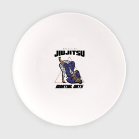 Тарелка с принтом Джиу-джитсу в Тюмени, фарфор | диаметр - 210 мм
диаметр для нанесения принта - 120 мм | jiu jitsu | джиу джитсу | джиу джицу