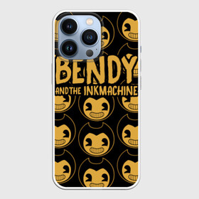 Чехол для iPhone 13 Pro с принтом Bendy And The Ink Machine (35) в Тюмени,  |  | bendy | bendy and the ink machine | devil | game | horror | ink | mask | бенди | бенди и чернильная машина | краска | чернила