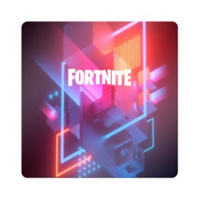 Магнит виниловый Квадрат с принтом FORTNITE SEASON 9 в Тюмени, полимерный материал с магнитным слоем | размер 9*9 см, закругленные углы | 2019 | armor | armour | cybersport | esport | fortnite | game | logo | season 9 | броня | игра | киберспорт | сезон 9 | фиолетовый | фортнайт