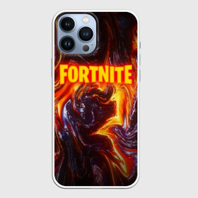 Чехол для iPhone 13 Pro Max с принтом FORTNITE LIQUID FIRE в Тюмени,  |  | Тематика изображения на принте: 2019 | armor | armour | cybersport | esport | fortnite | game | llama | logo | броня | игра | киберспорт | лава. | лама | фиолетовый | фирменные цвета | фортнайт