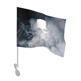 Флаг для автомобиля с принтом GHOST RECON в Тюмени, 100% полиэстер | Размер: 30*21 см | breakpoint | ghost recon | ghost recon breakpoint | logo | mask | skell technology | tom clancys | tom clancys ghost recon breakpoint | wildlands | лого | маска