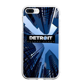 Чехол для iPhone 7Plus/8 Plus матовый с принтом Detroit Вecome Human в Тюмени, Силикон | Область печати: задняя сторона чехла, без боковых панелей | 3d | cтать человеком | detroit city | detroit: вecome human | игра | интерактивная | квест | кинематограф | приключения | франция